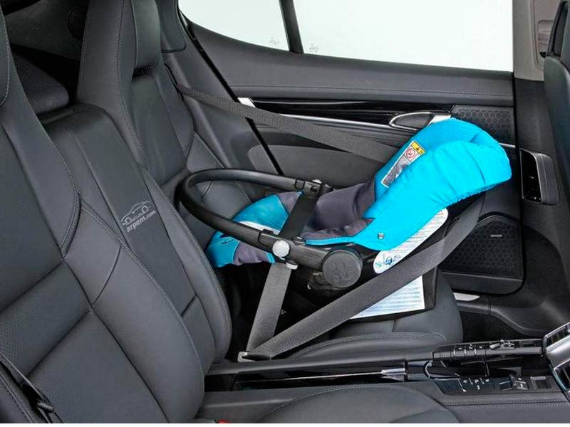 silla de coche instalada